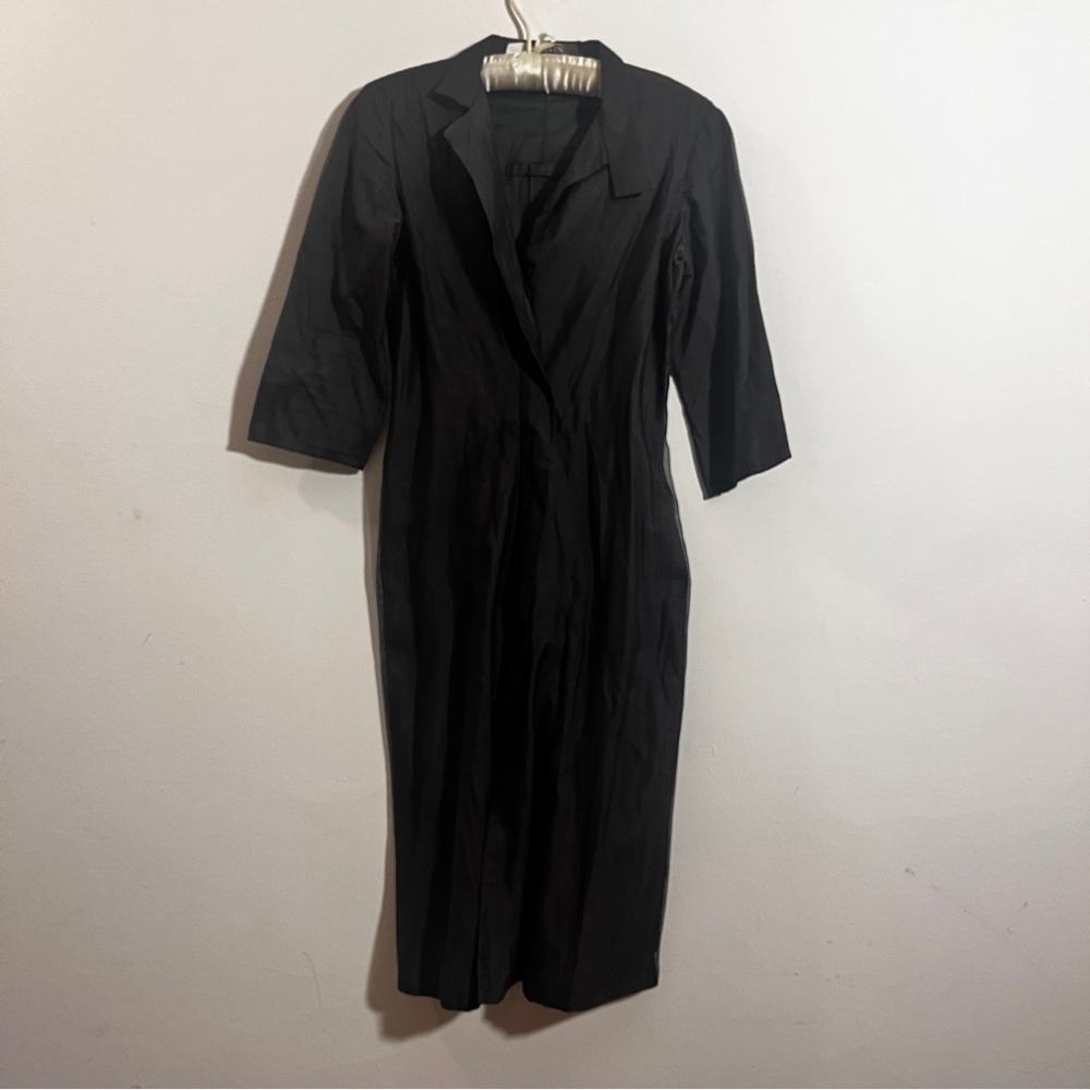 Elegant Black silk Dress
